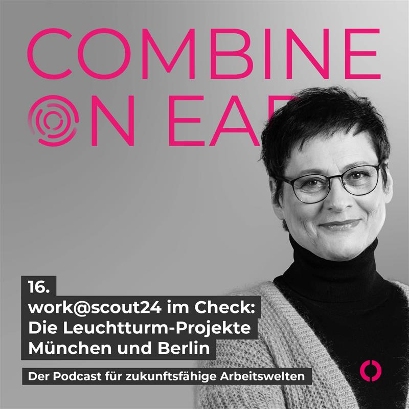 Podcast-Kachel combine on ear mit Edith Albert-Denifl