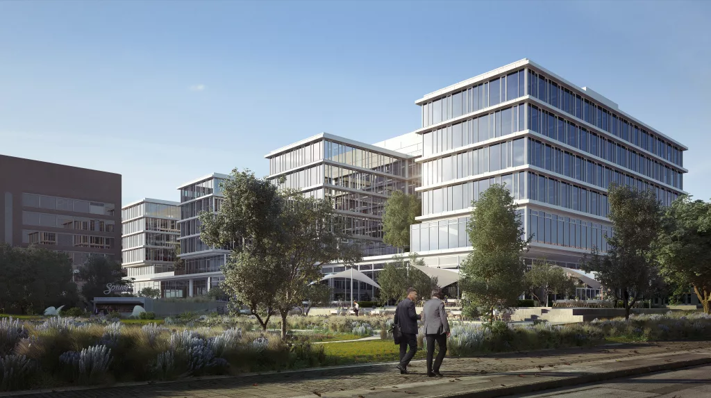 Illustration des neuen Beiersdorf Campus